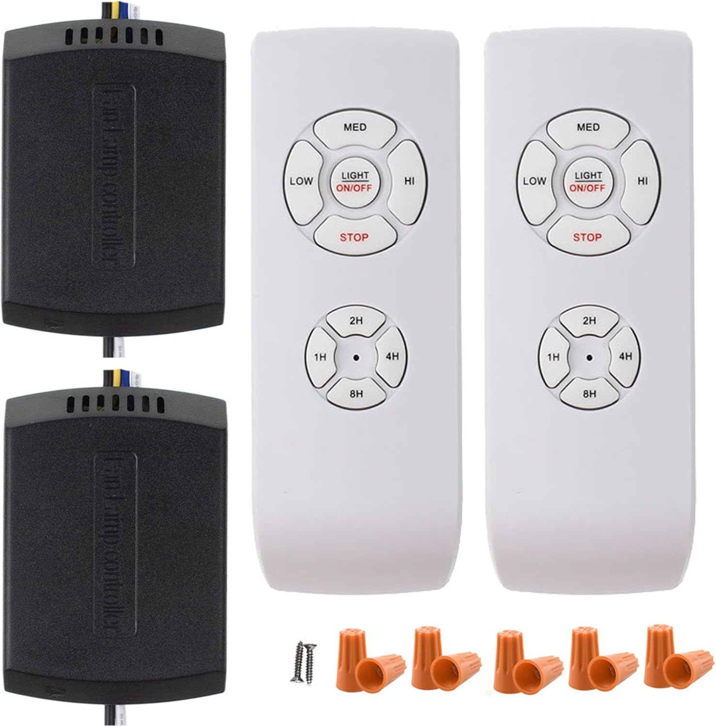 LPHUMEX Universal Ceiling Fan Remote Control Kit, 3-in-1 AC Motor Ceiling Fan Light Timing & Speed Remote, for Hunter/Harbor Breeze/Westinghouse/Honeywell/Other Ceiling Fan lamp