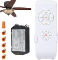 LPHUMEX Ceiling Fan Light Remote Control Kit with Ultra-Small Receiver – Ceiling Fan Speed, Timer & Light Control, Universal Compatibility for AC Motor Hunter/Honeywell/Hampton Bay/Other Ceiling Fans