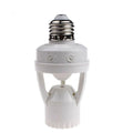Motion Sensor Light Socket, PIR Motion E26 Screw Bulb Adapter, Adjustable Auto On/Off Night Light Control, Garage Light, for Basement, Pantry Room, Storage Room, Garage Light