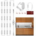 LPHUMEX Flexible Jewelry Showcase Lighting, 10FT Bright White 6000K Display Case LED Lights, with Dimmer Switch & Power Adapter, 60 LEDs Lights for Showcase